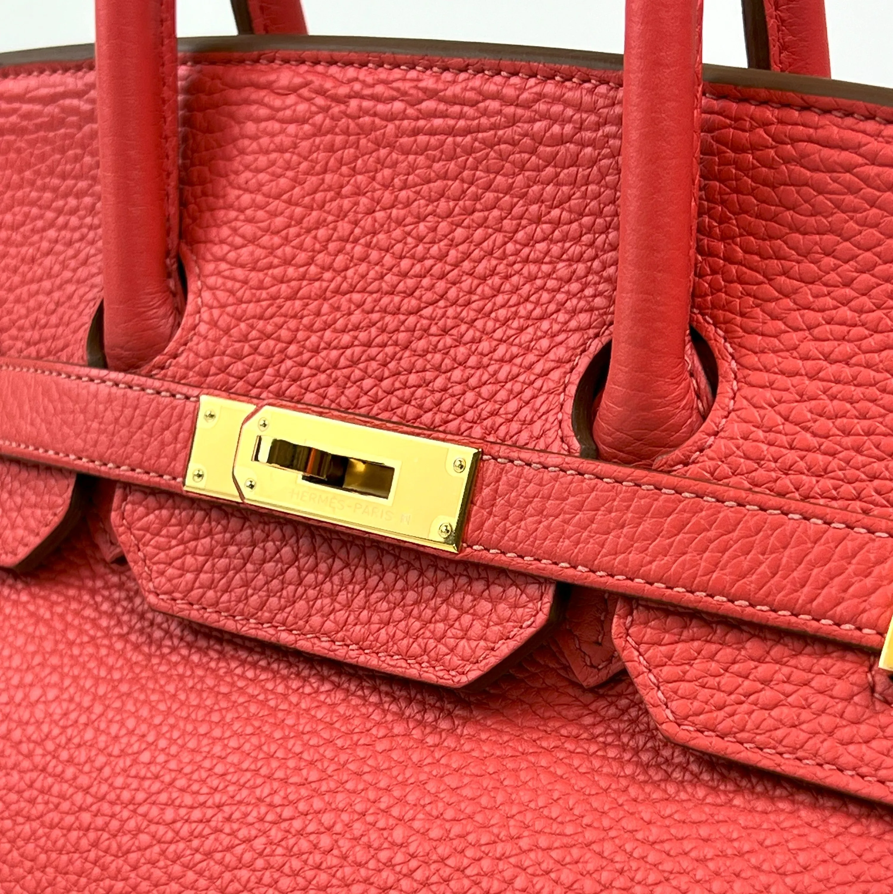 Hermes Rose Jaipur Togo Leather Birkin 35
