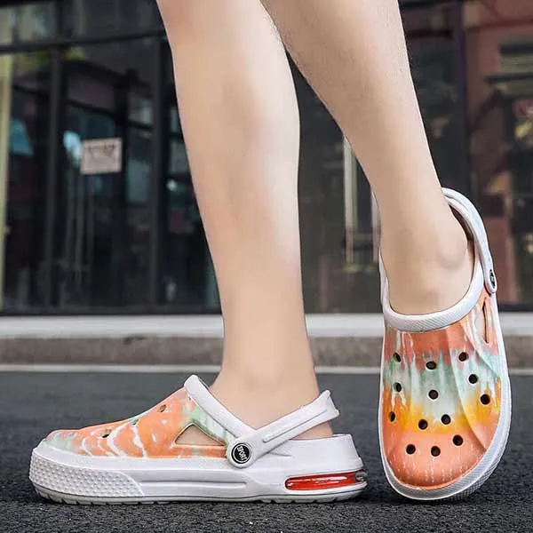 High Quality Summer Sandals Classic Outdoor Non-slip Slippers. (White Color) Size (40)