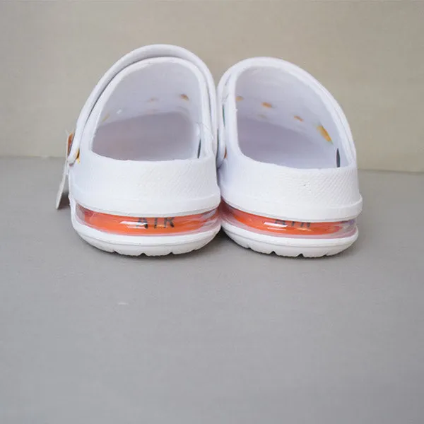 High Quality Summer Sandals Classic Outdoor Non-slip Slippers. (White Color) Size (40)