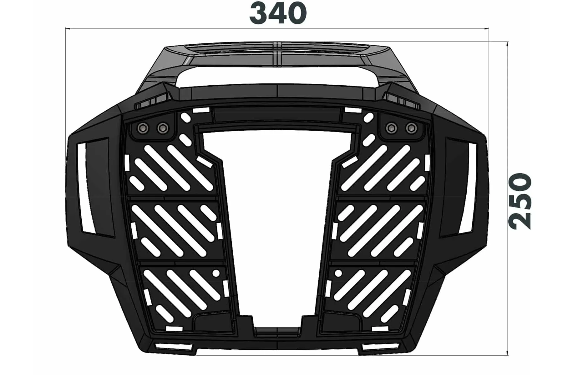 HONDA NX 500 Luggage Carrier - Top Case