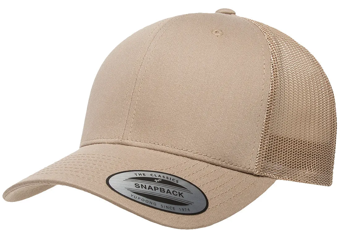 Hubby Est 2024 Real Leather Patch Trucker Hat