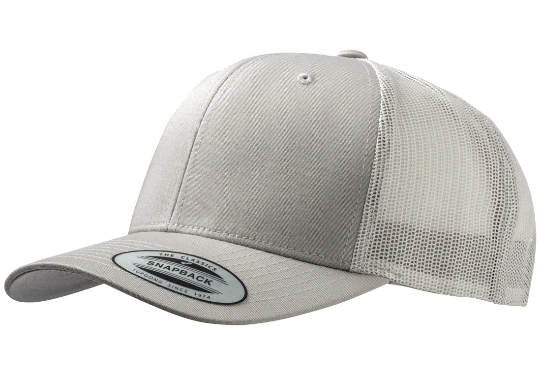 Hubby Est 2024 Real Leather Patch Trucker Hat