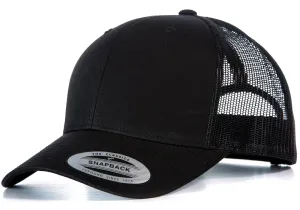 Hubby Est 2024 Real Leather Patch Trucker Hat