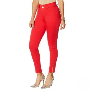 IMAN Women's City Chic 360 Slimming Skinny Jeans With Ankle Zippers