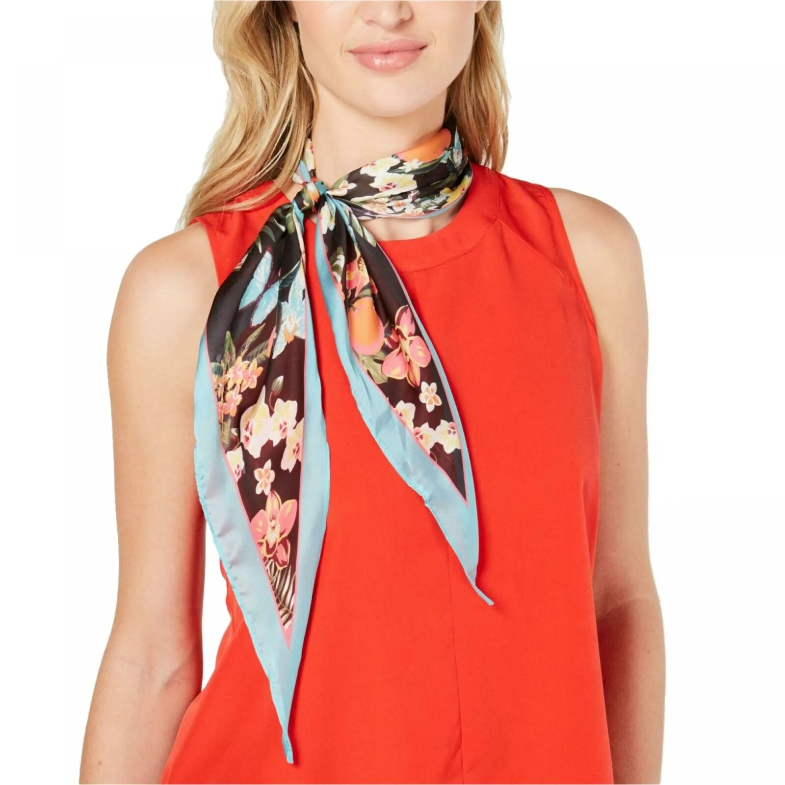 INC International Concepts Women's Floral Print Scarf