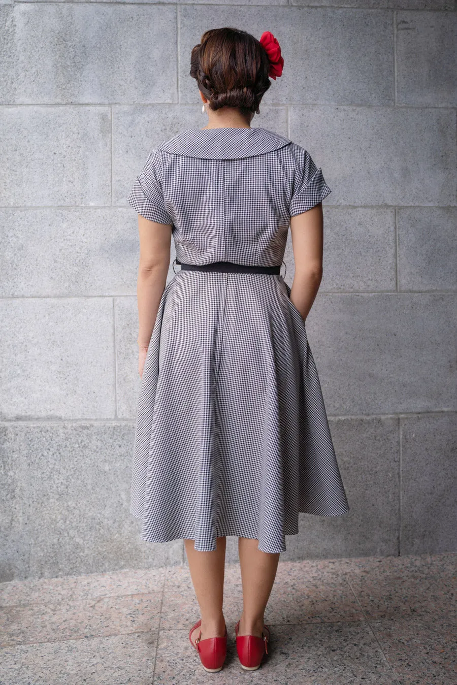 IRENE Hound Tooth Dress