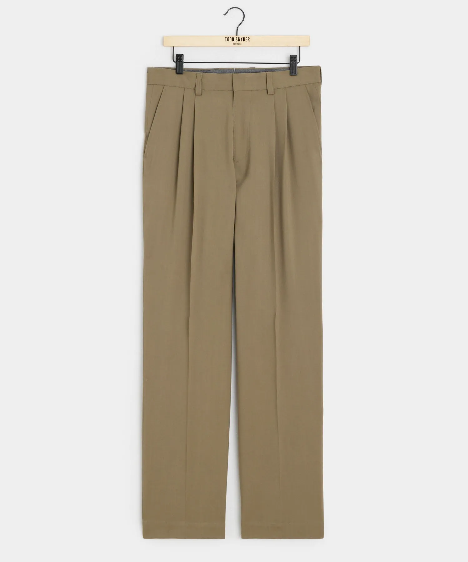Italian Gabardine Self Belt Trouser