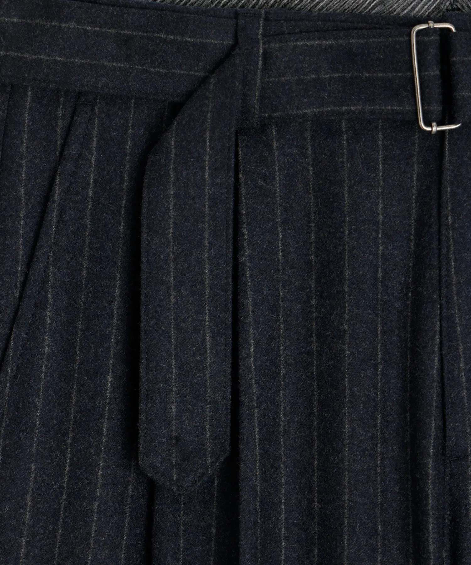 Italian Wool Self Belt Trouser