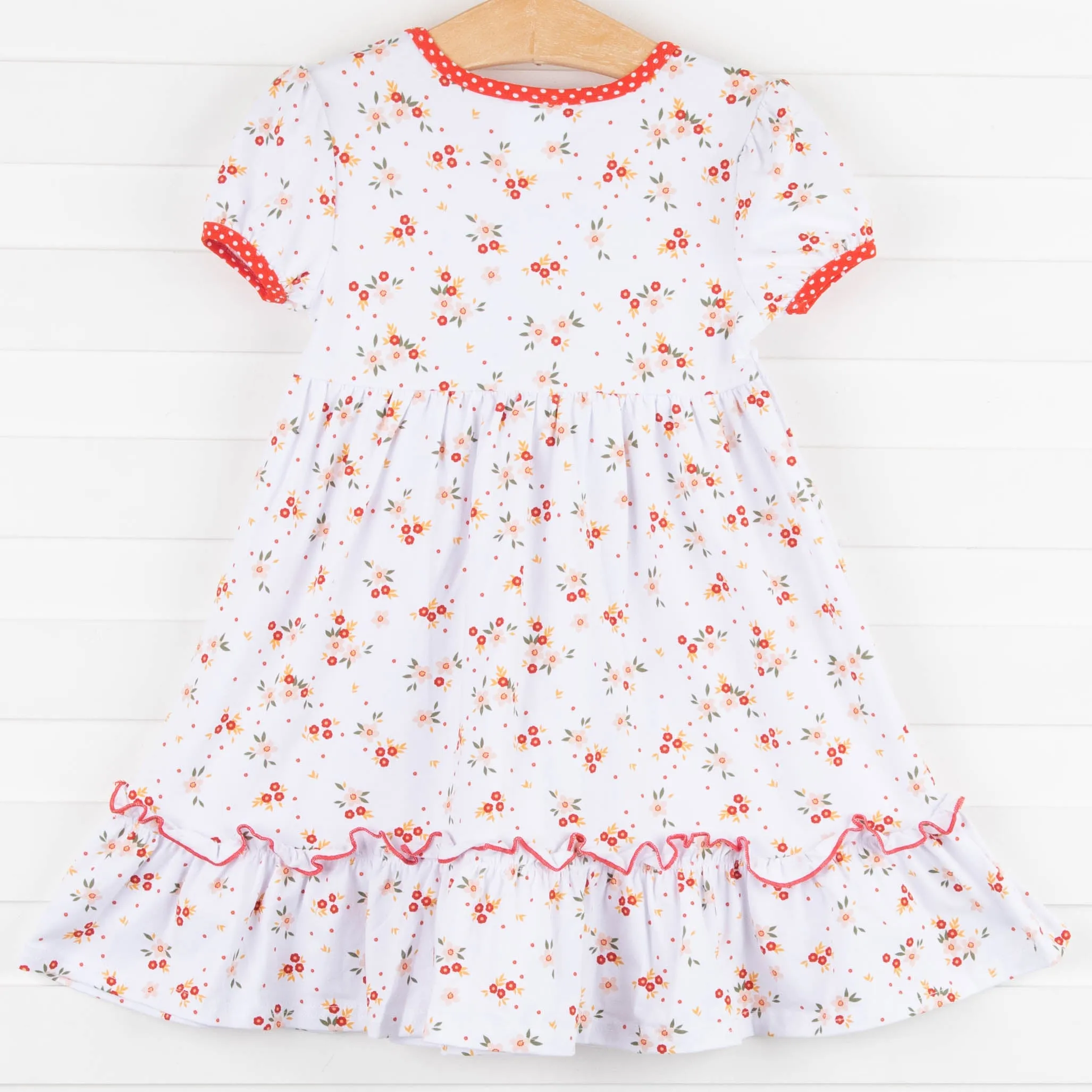 Juliette Dress, Red Floral