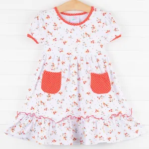Juliette Dress, Red Floral