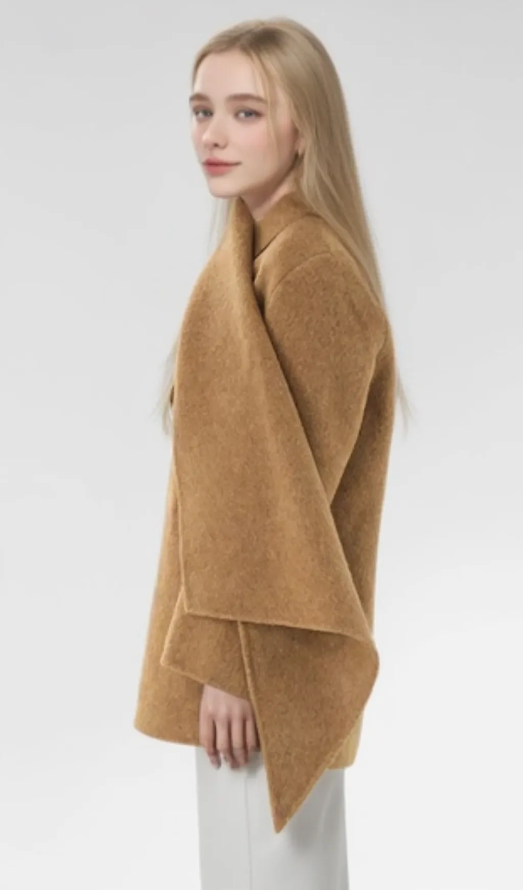 kahki Woolen coat