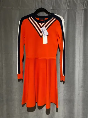 Karen Millen Long Sleeve Knit Fit and Flare Dress