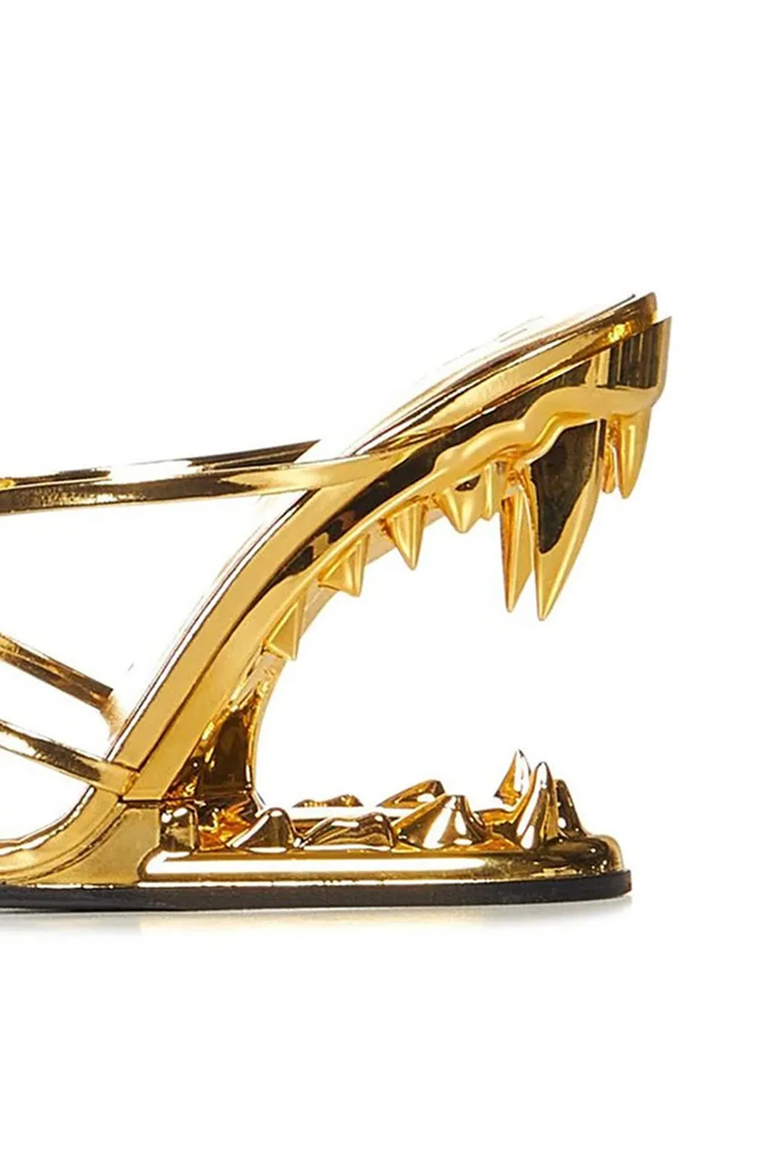 Katelyn - Edgy Sharks Tooth Accents Woman's High Heels
