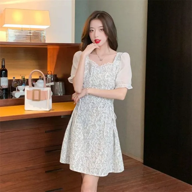 Kawaii Sweet Floral Lace Fairy Dress