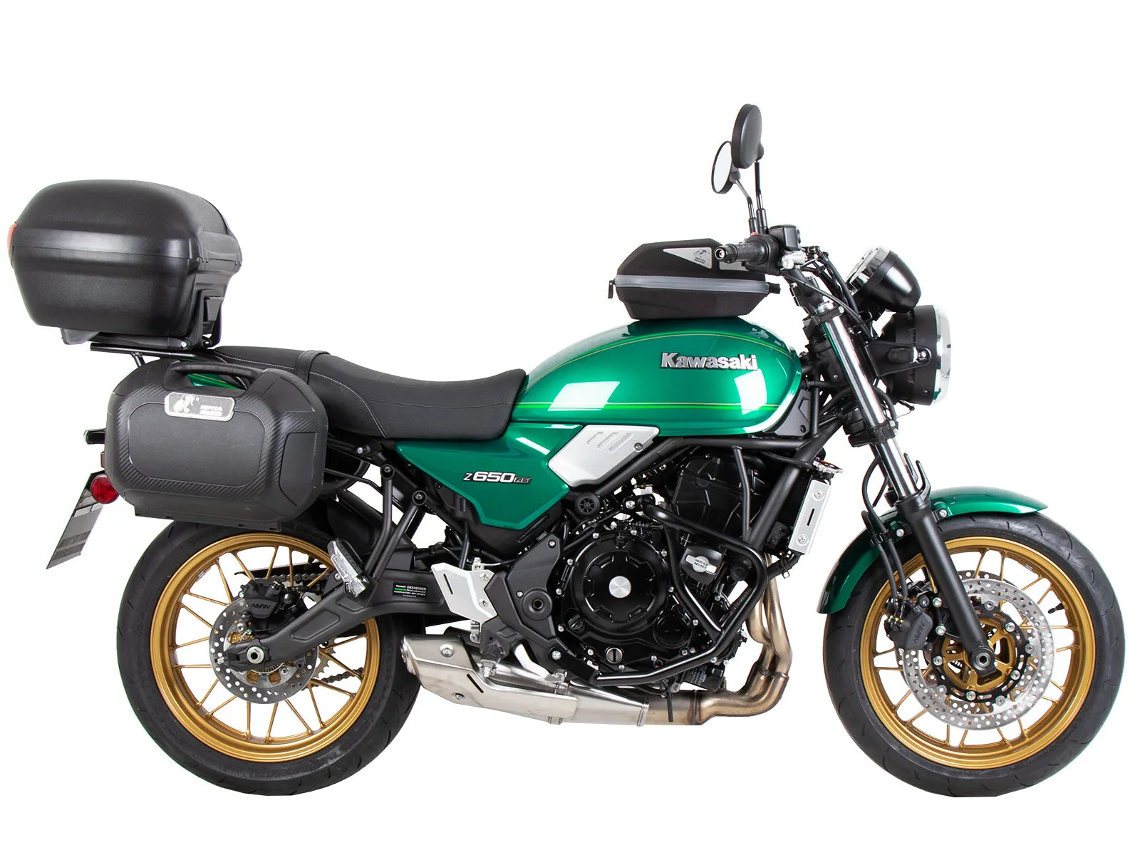 Kawasaki Z 650 Topcase carrier - Fixed Hinge (Alu Rack)