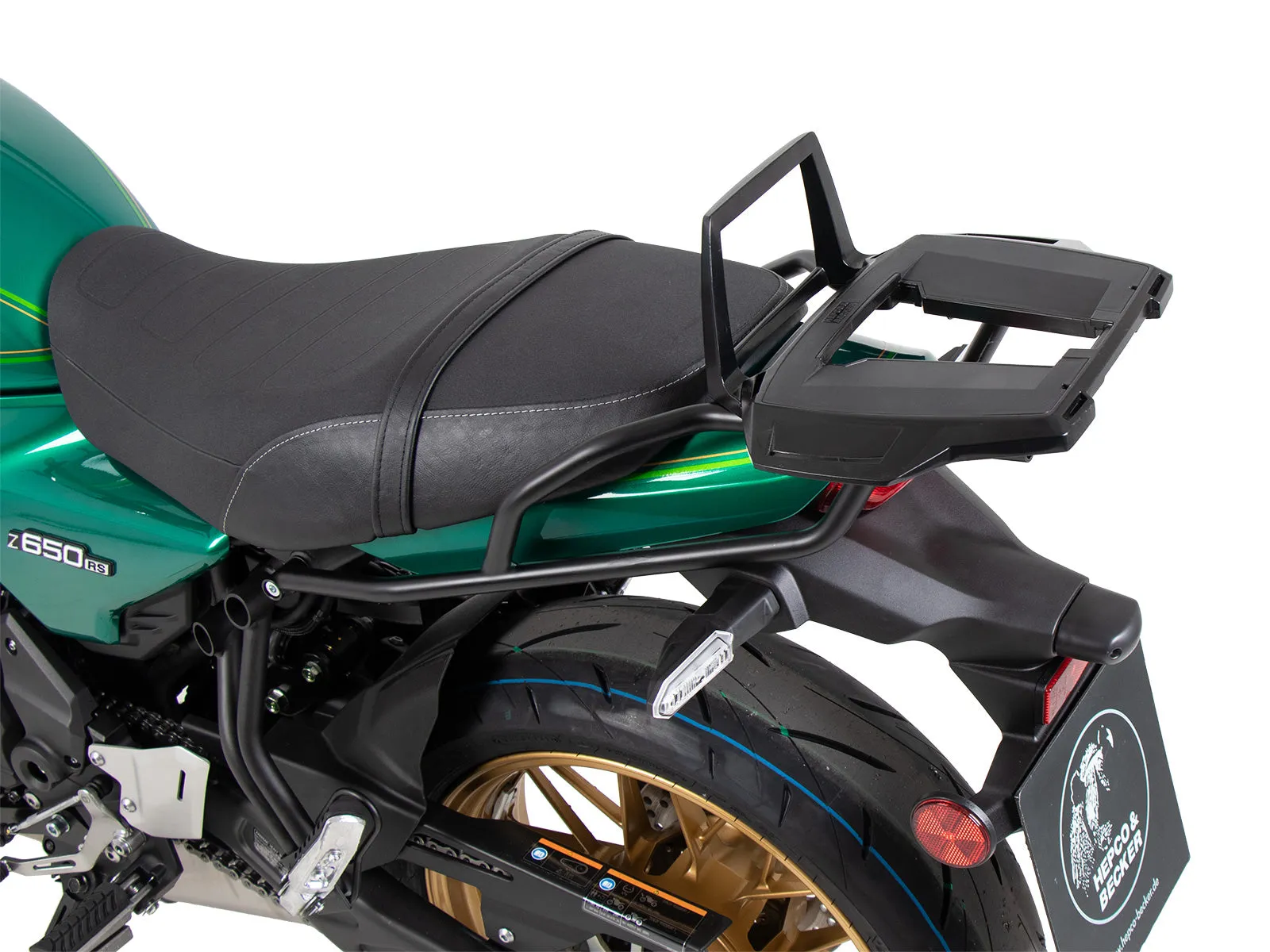 Kawasaki Z 650 Topcase carrier - Fixed Hinge (Alu Rack)