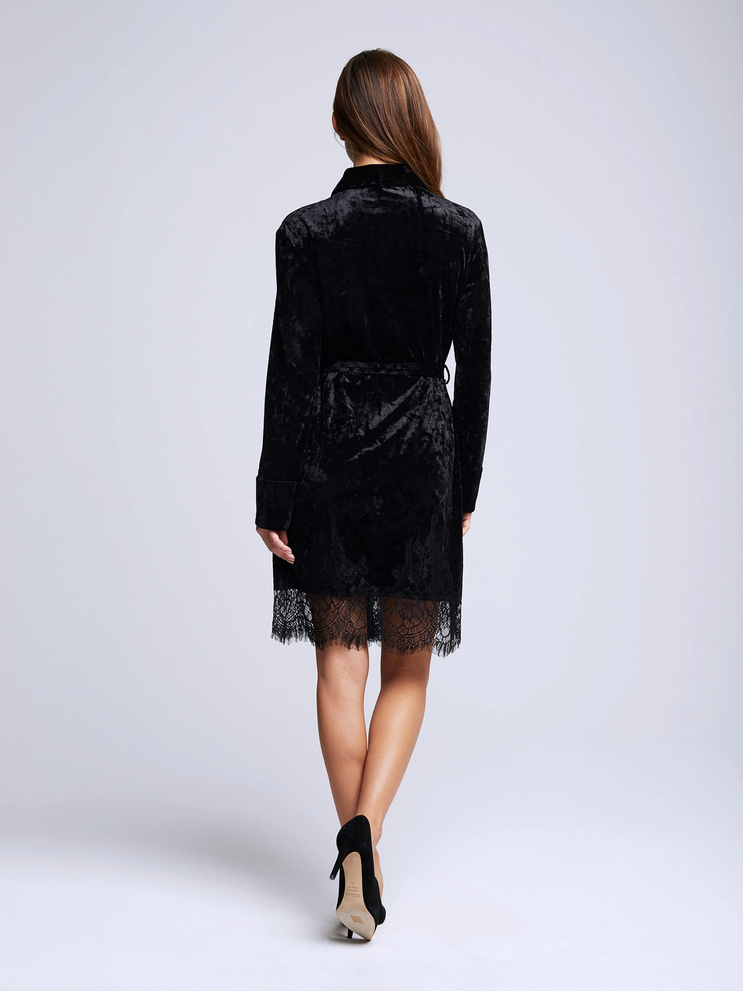 L'Agence - Kamari Wrap Dress - Black