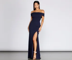 Layci Formal Stylish High Slit Dress
