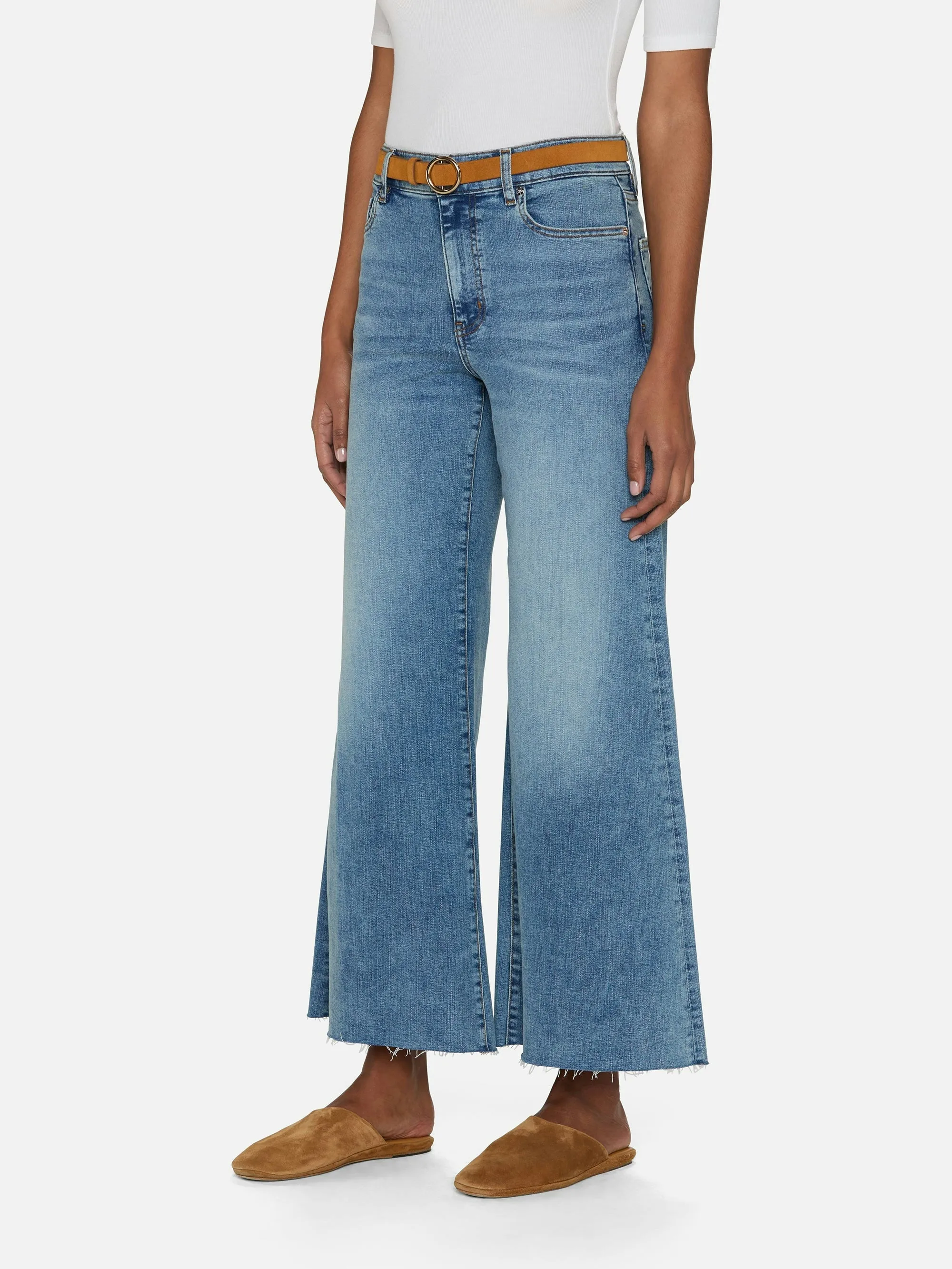 LE PALAZZO CROP JEAN