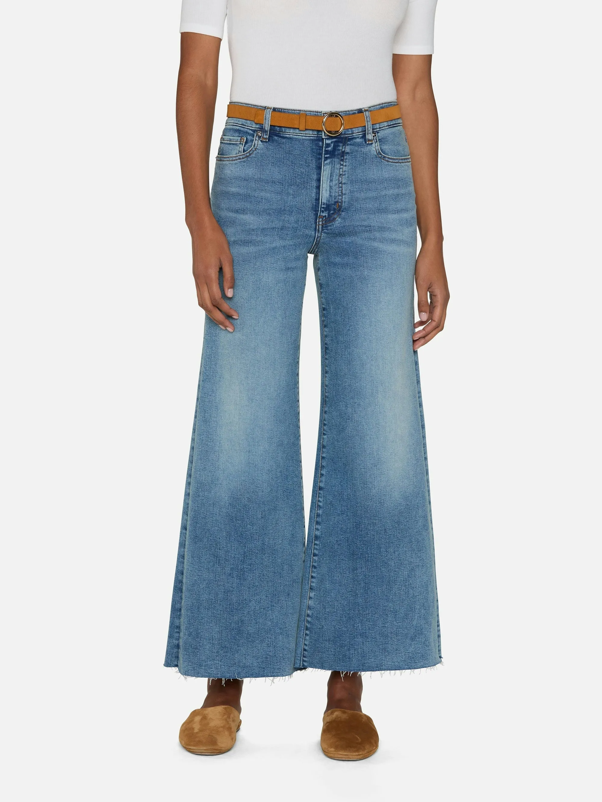 LE PALAZZO CROP JEAN