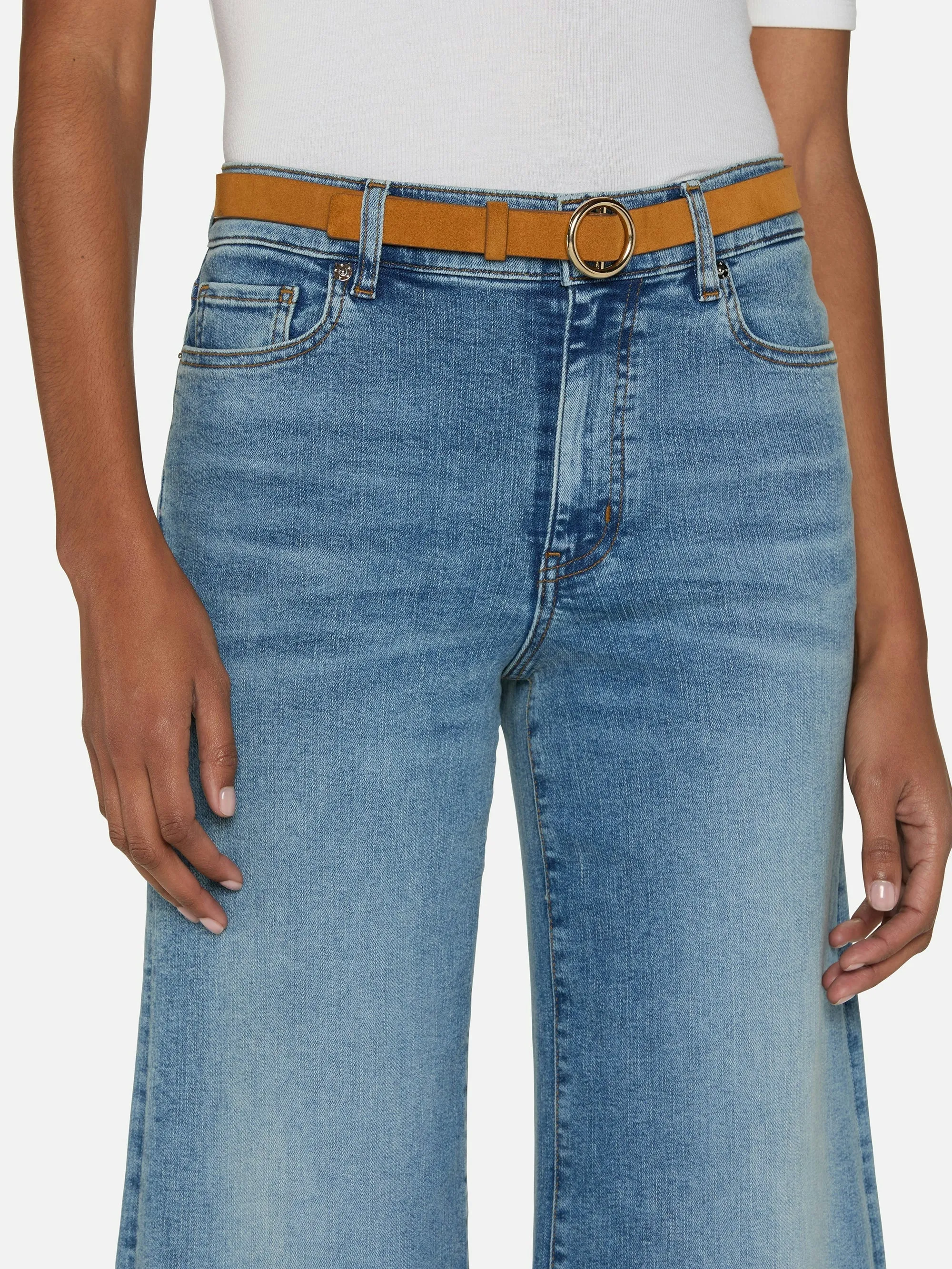 LE PALAZZO CROP JEAN