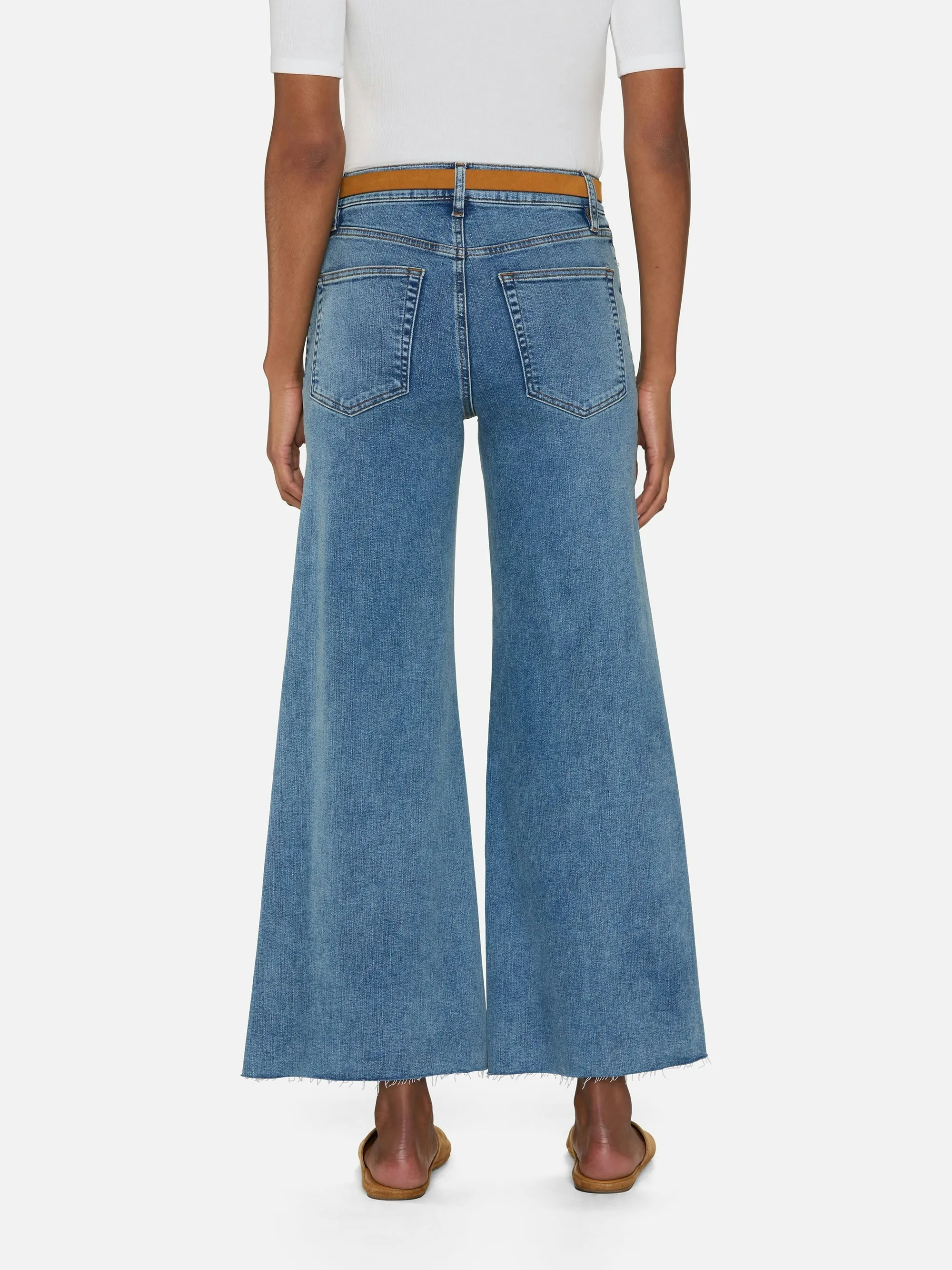 LE PALAZZO CROP JEAN