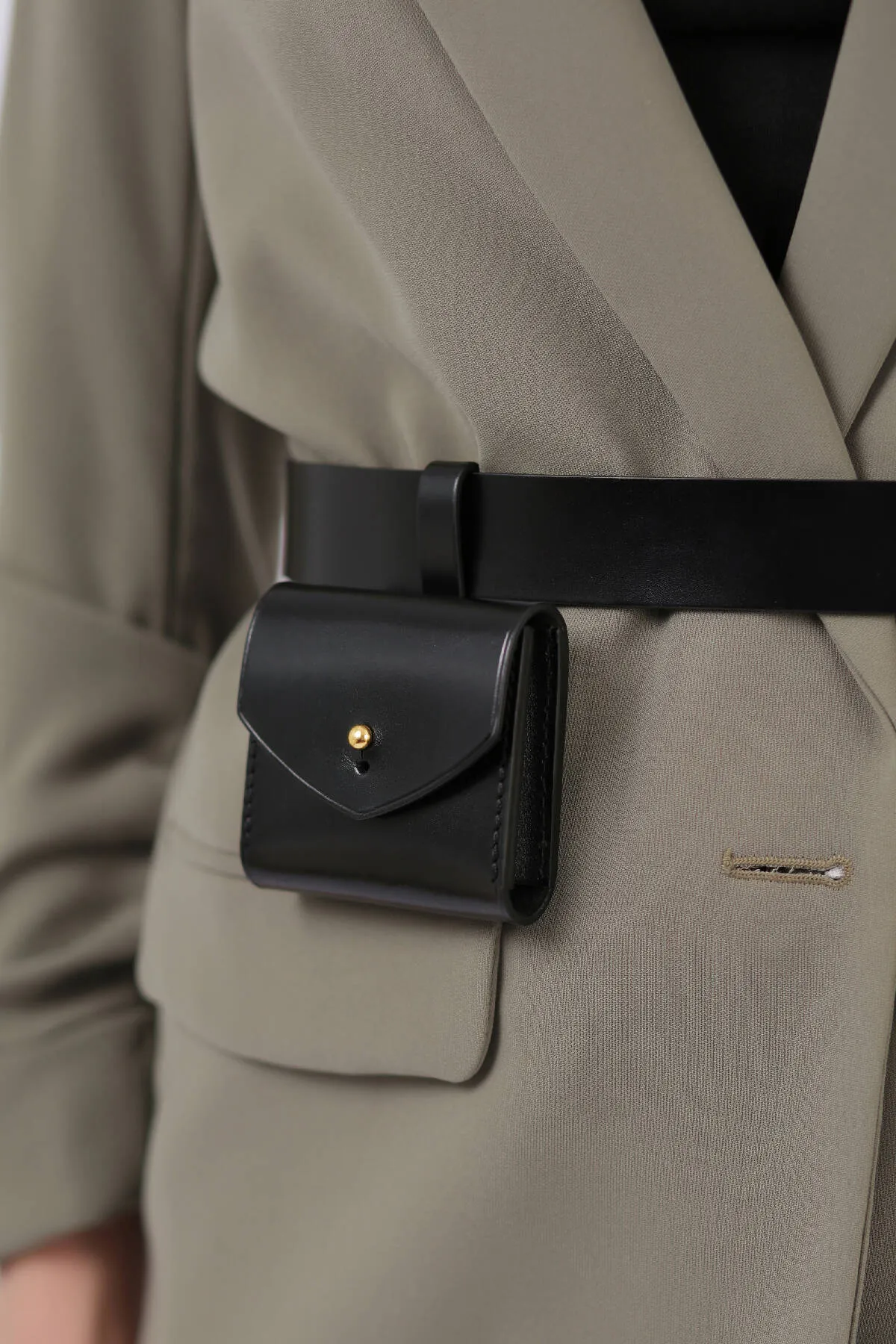 Leather Micro Belt Bag
