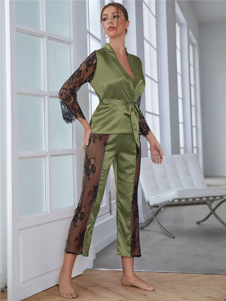 legant Satin Pajama Set