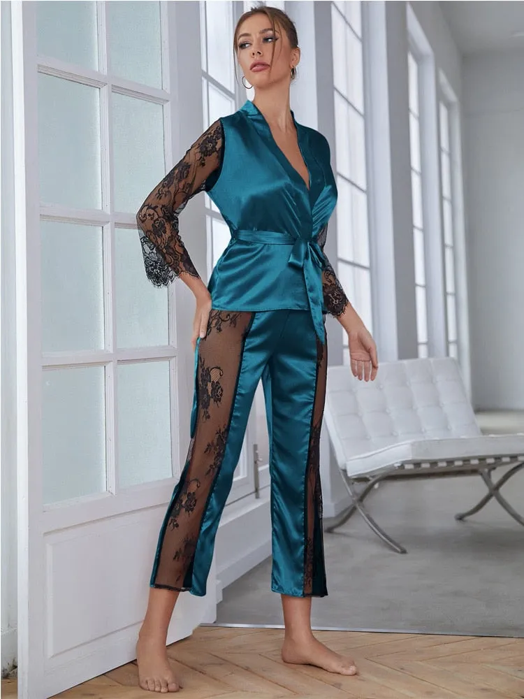 legant Satin Pajama Set
