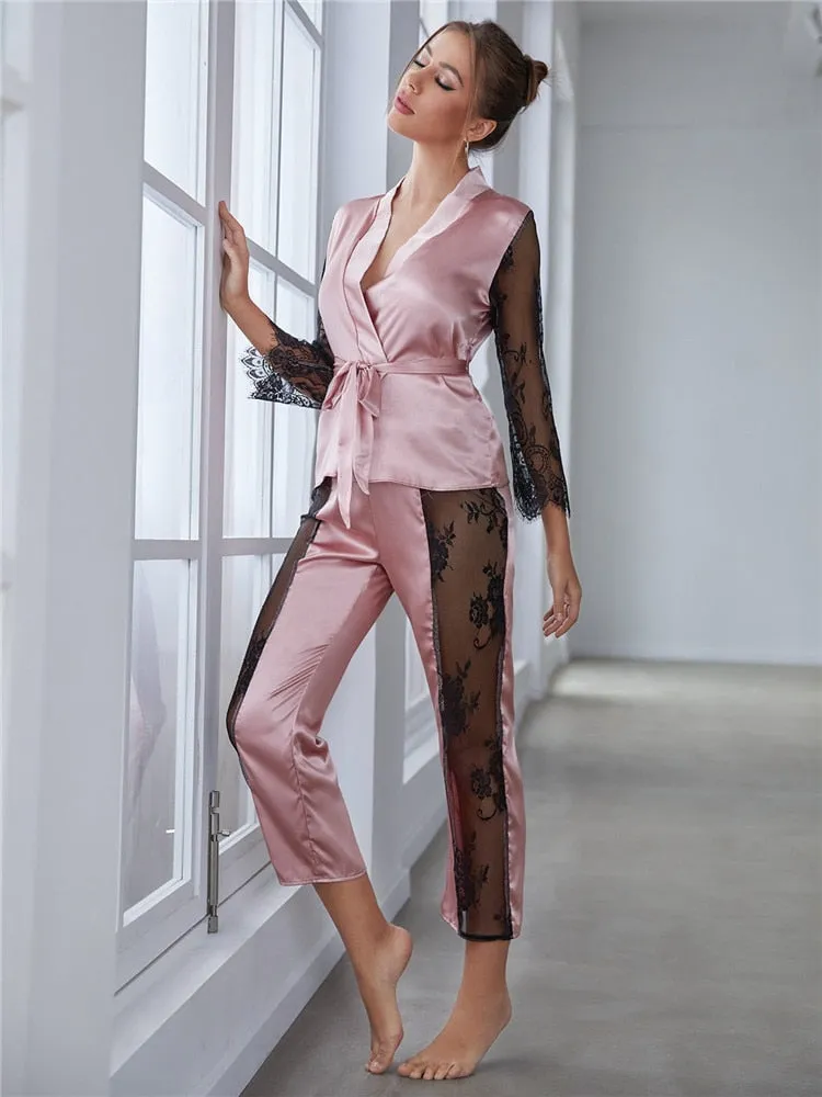 legant Satin Pajama Set