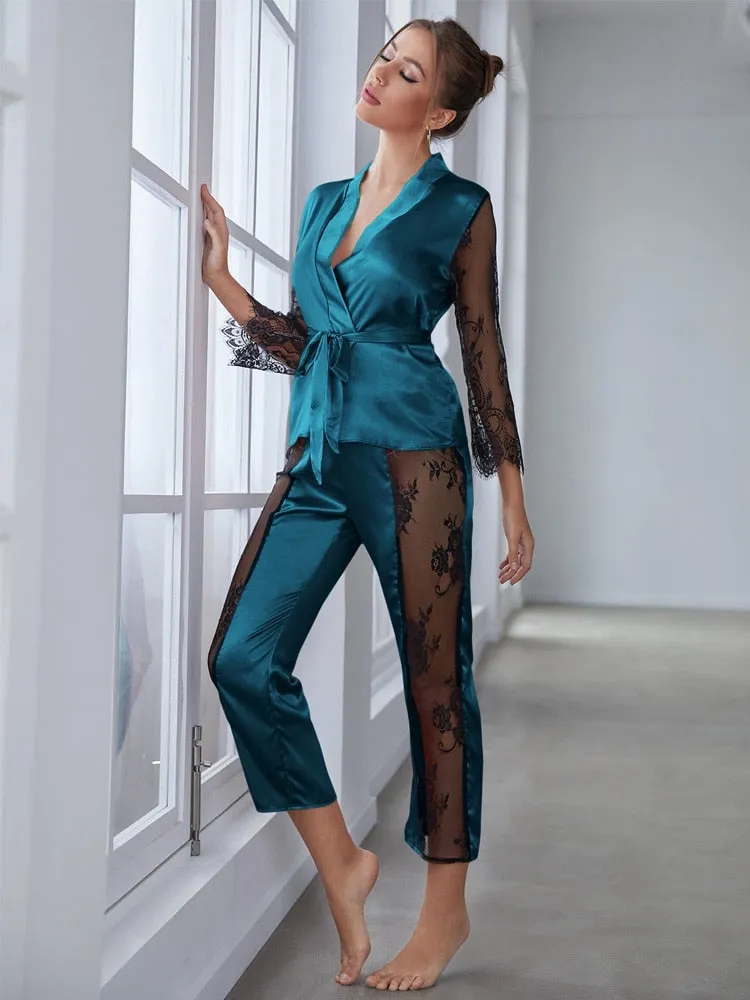 legant Satin Pajama Set