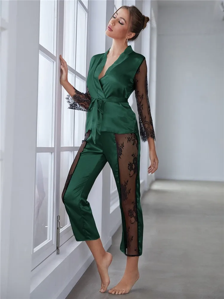 legant Satin Pajama Set