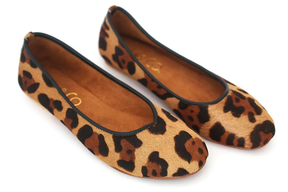 Leopard Ballerina Flats