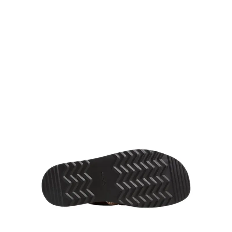 LIGHT FLAT SANDALS - COGNAC