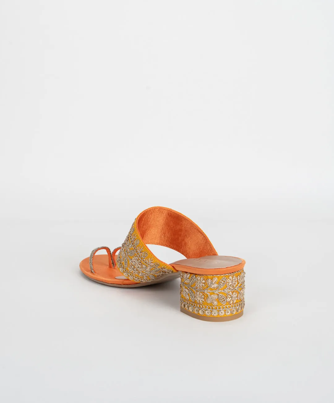 Lila Kolhapuri Block Heels