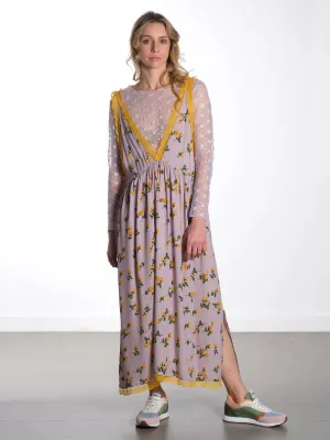 Lisa Dress - Yellow Lace