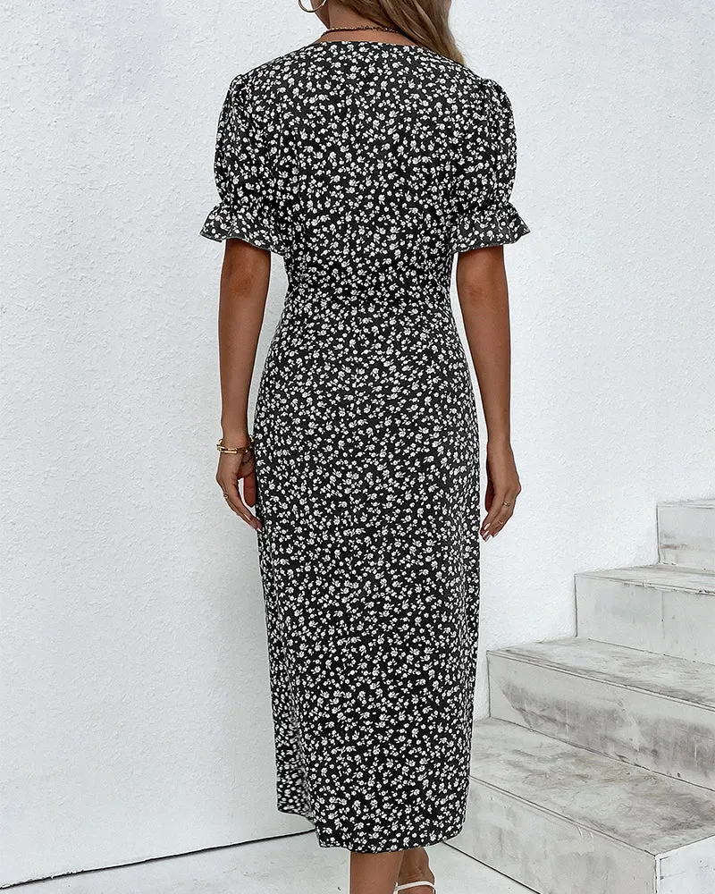 Lisbeth - Graceful Floral Woman's Dress