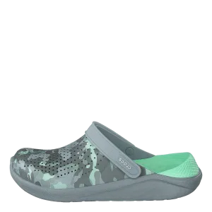 Literide Printed Camo Clog Neo Mint/light Grey