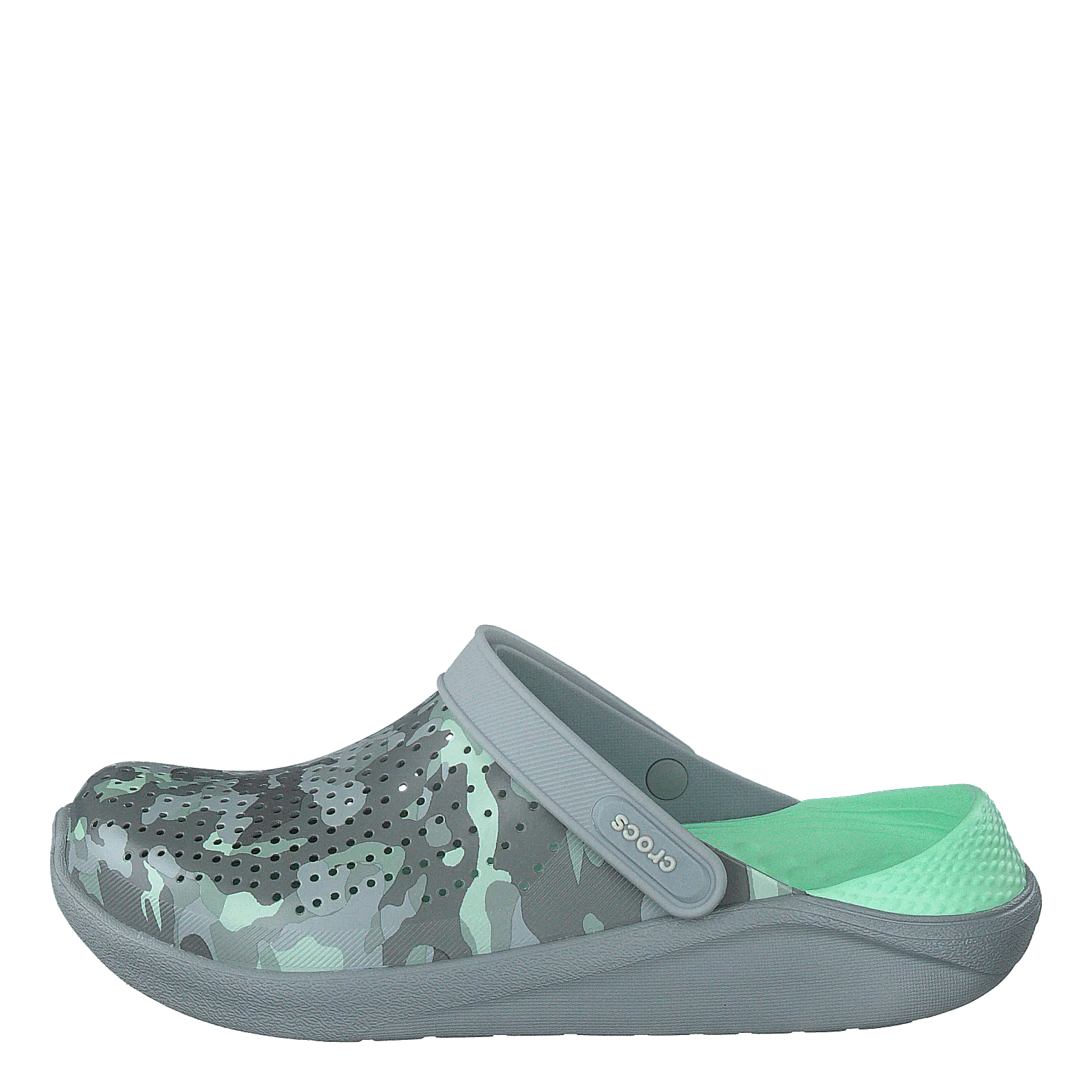 Literide Printed Camo Clog Neo Mint/light Grey