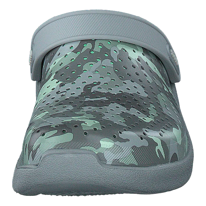 Literide Printed Camo Clog Neo Mint/light Grey