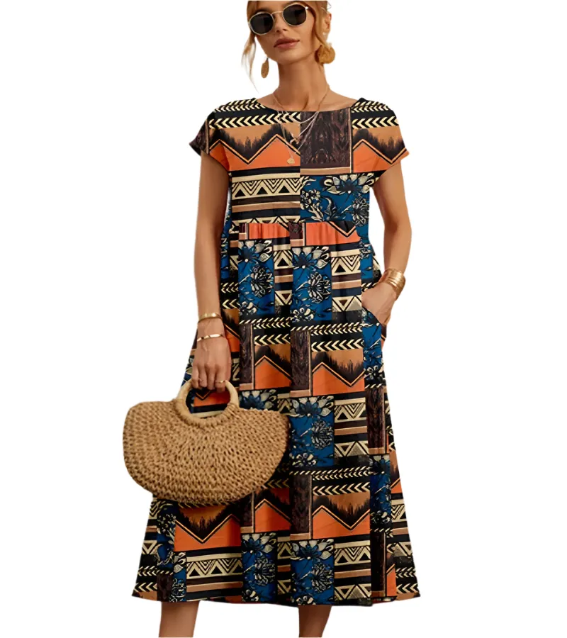 Livia – Elegant Floral Dress for Women