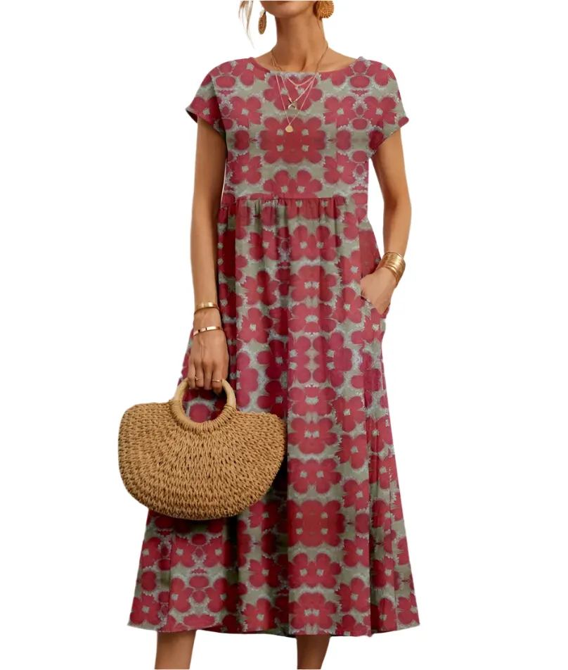 Livia – Elegant Floral Dress for Women