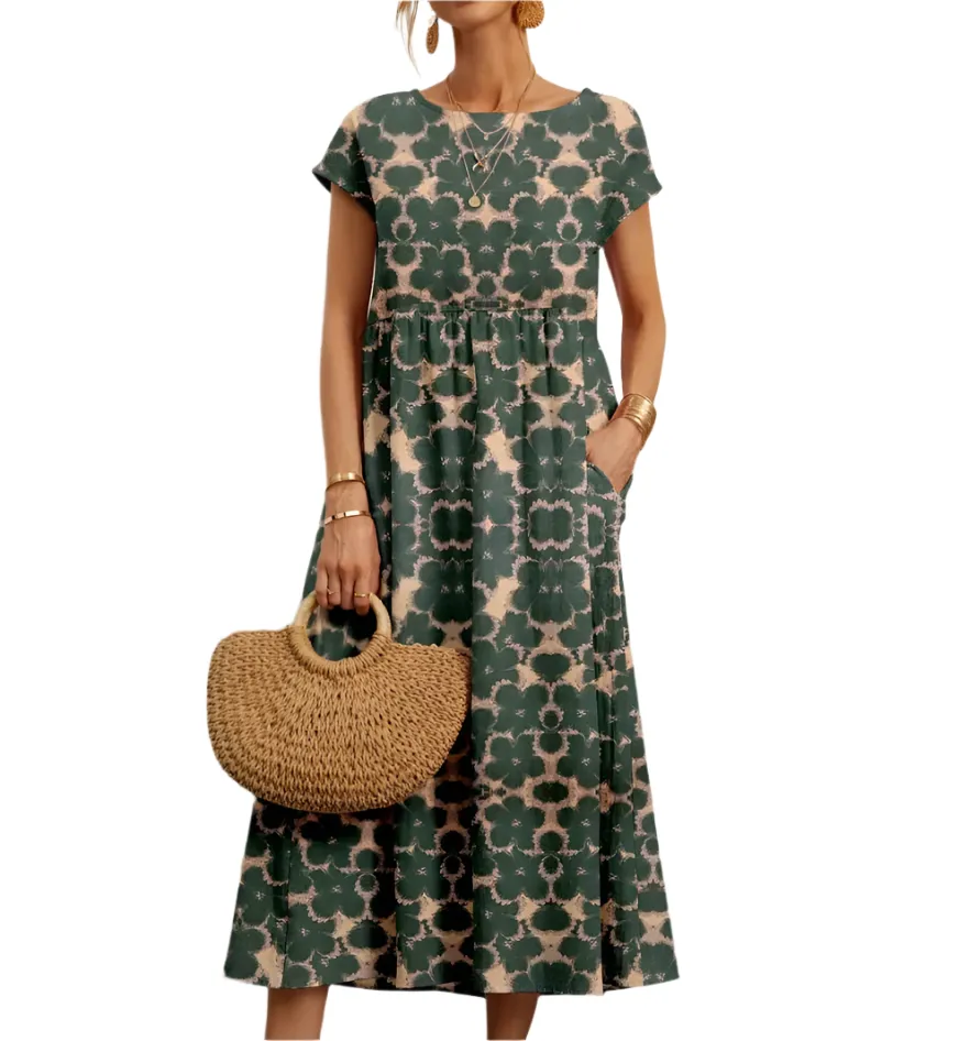 Livia – Elegant Floral Dress for Women