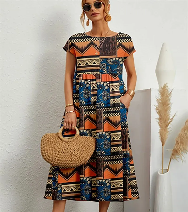 Livia – Elegant Floral Dress for Women