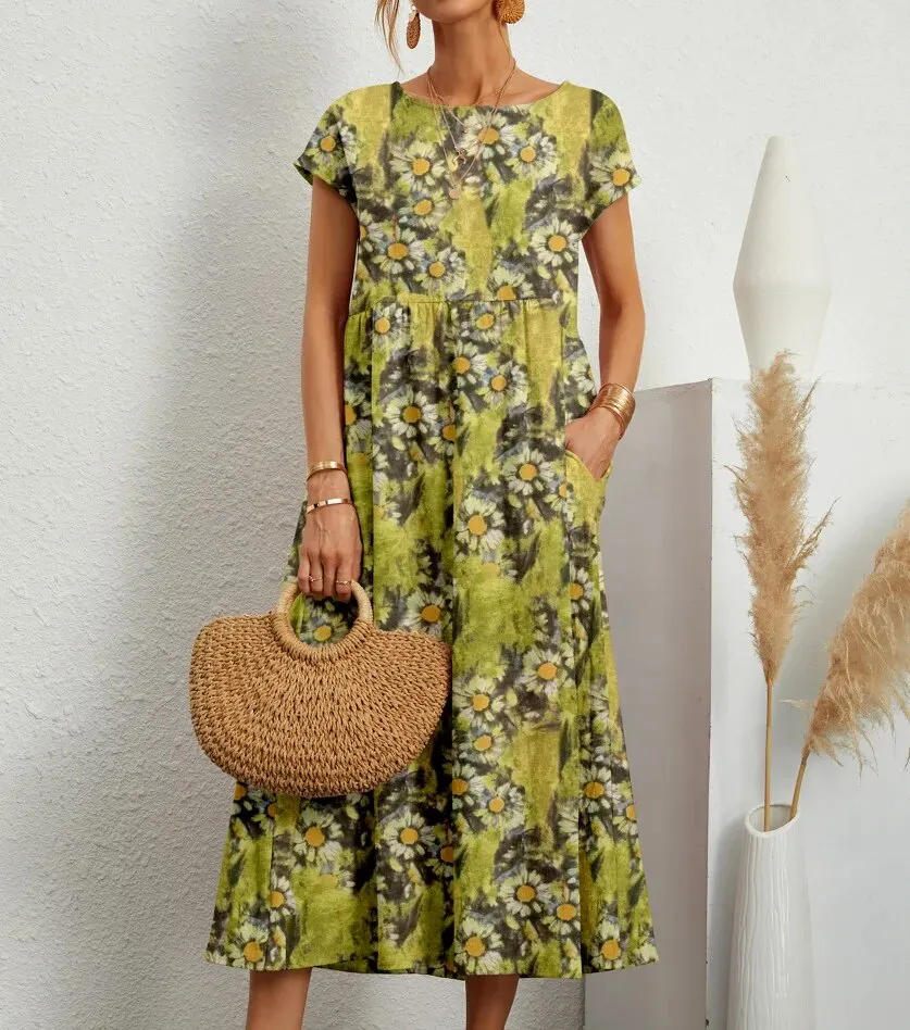 Livia – Elegant Floral Dress for Women