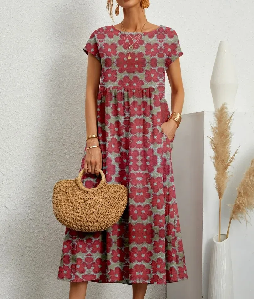 Livia – Elegant Floral Dress for Women