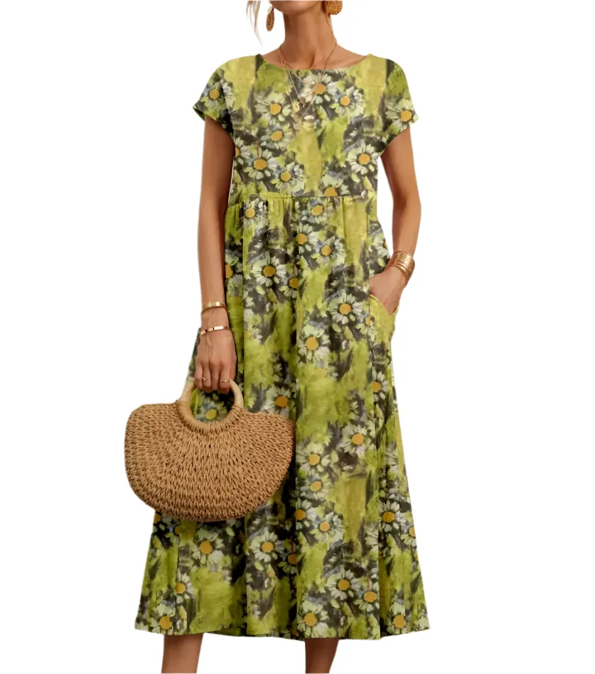 Livia – Elegant Floral Dress for Women