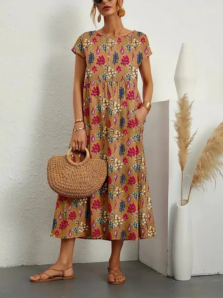 Livia – Elegant Floral Dress for Women