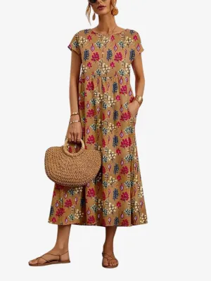 Livia – Elegant Floral Dress for Women