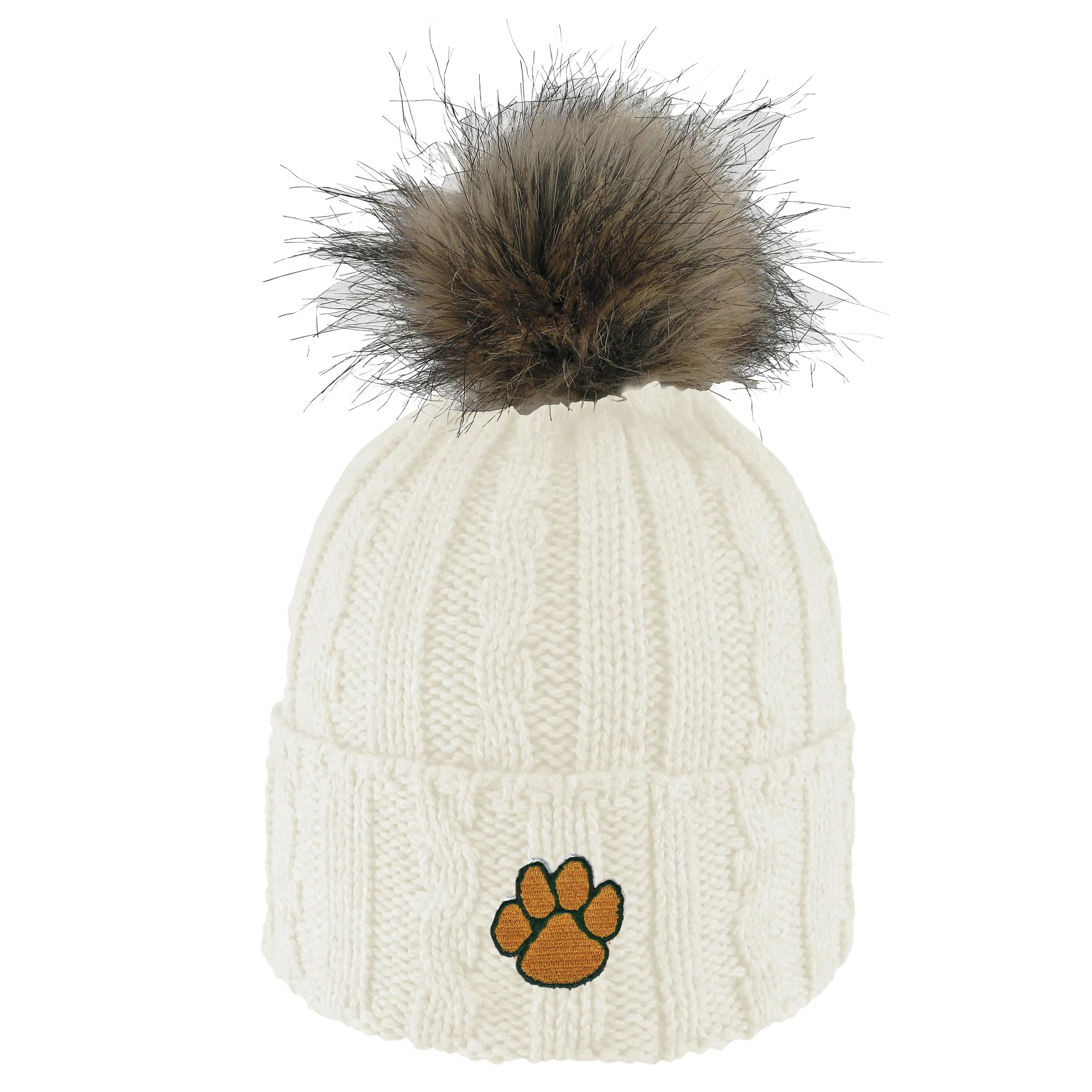 Logofit Hat with Fur Pom